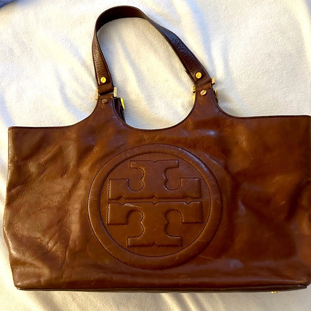 Tory Burch all leather bag